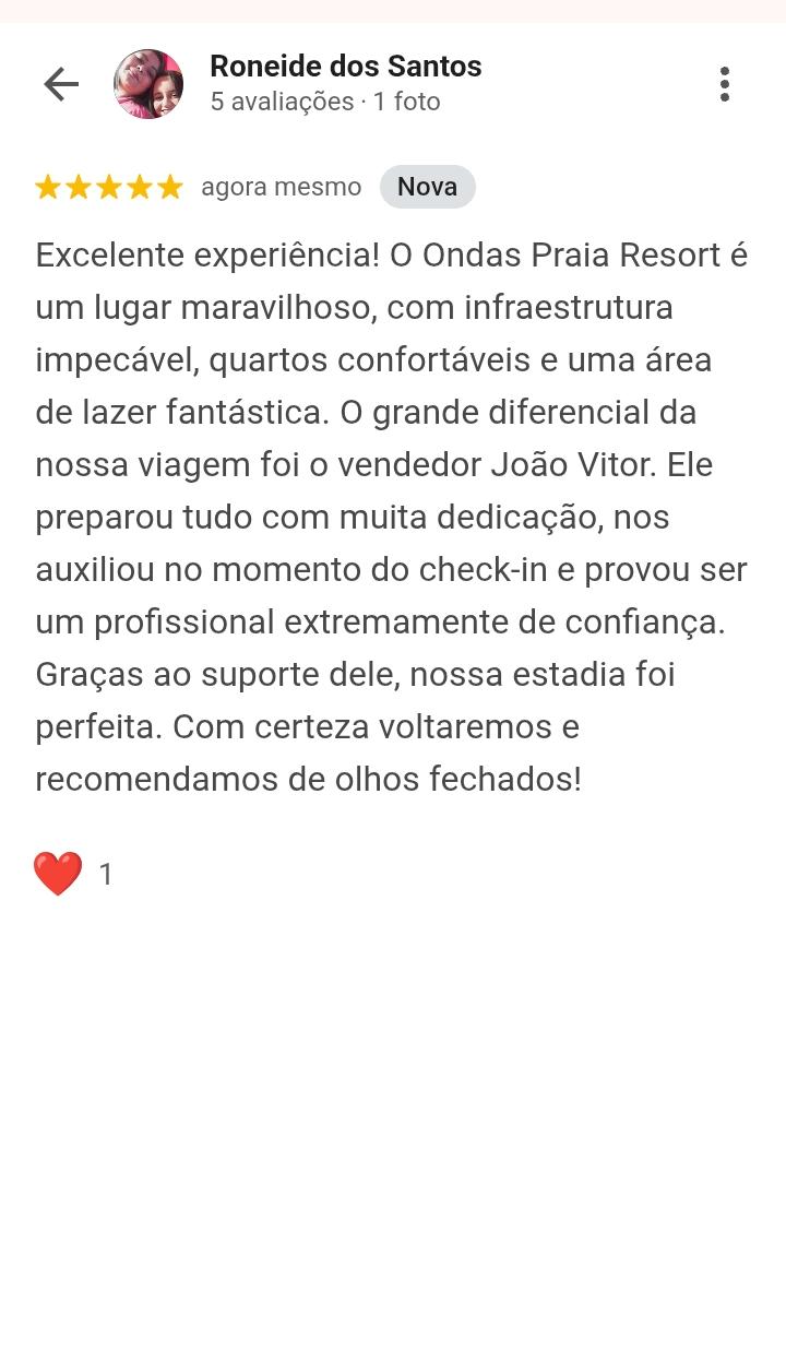 Avaliação de Roneide dos Santos